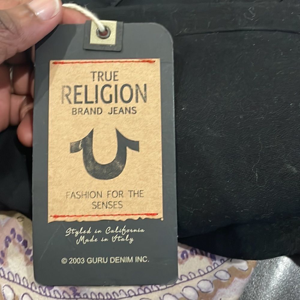 True Religion Abbey Super Skinny Jeans in Black Rinse​​​​​​​​​​​​​​​​​ - Picture 6 of 7